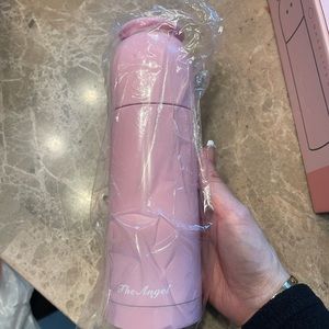 Pink water bottle
